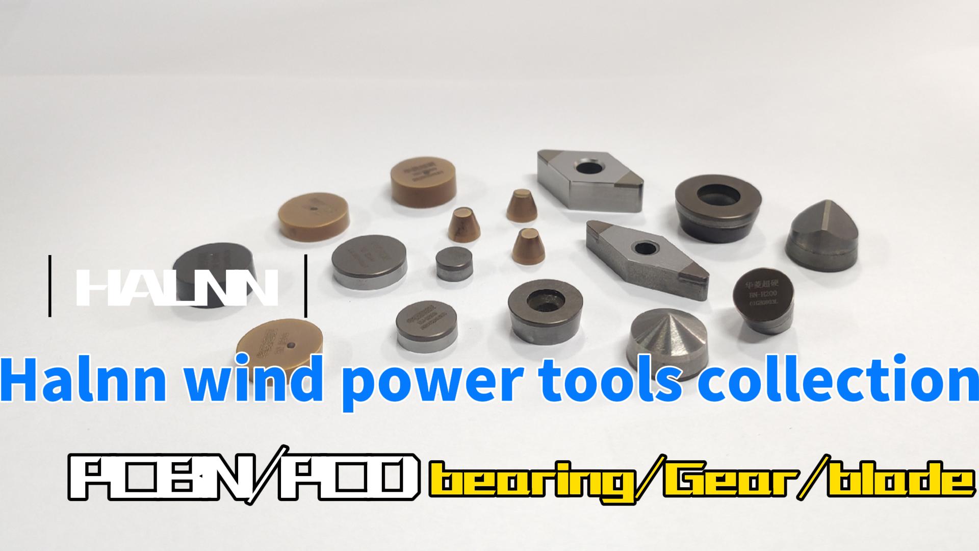 Wind turbine gear/bearing cutting with Halnn complete set of tooling solutions