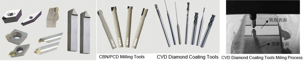Halnn PCD turning and milling tools for machining Ceramic