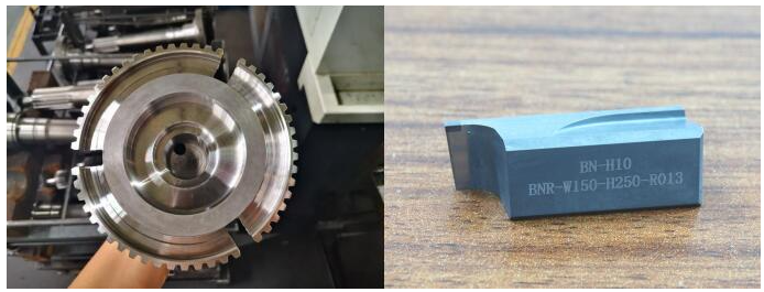 PCBN Пластины для обработки канавок легкие Прерывистая обработка Зубчатое колесо